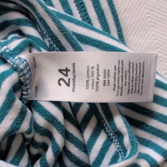 carter's & joe fresh 2-pack cotton long sleeve bodysuit diaper shirt bundle 24m - Picture 2 of 9